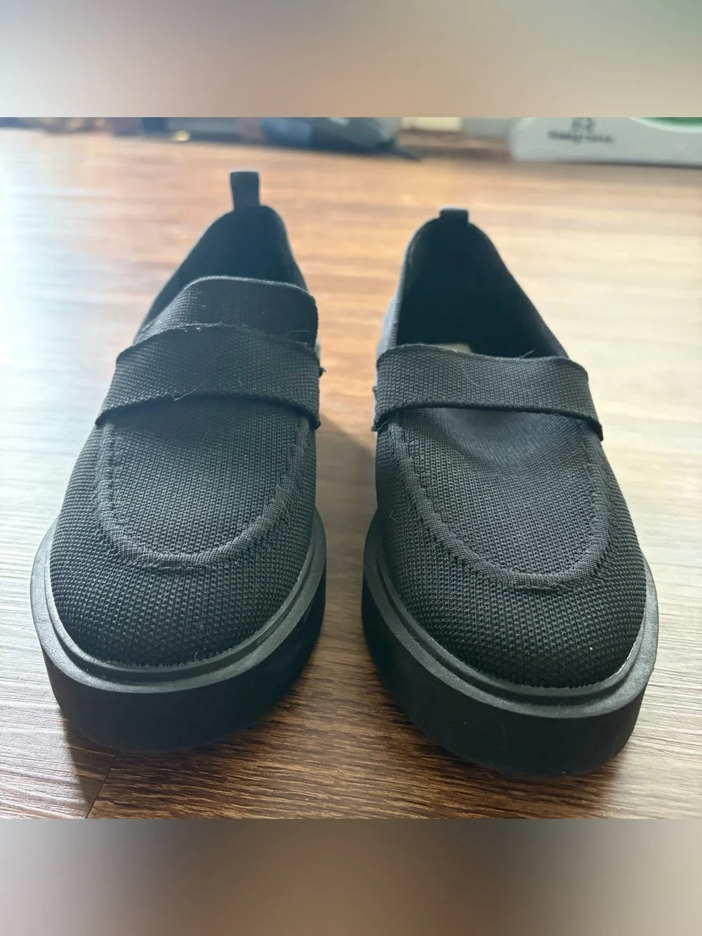 Steven New York Black Slip-On ladies Loafers Size 9.5